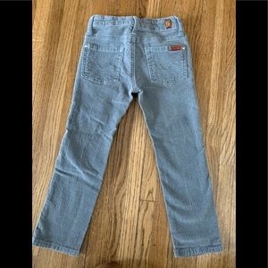 Boys 7 for all mankind corduroy pants size 4